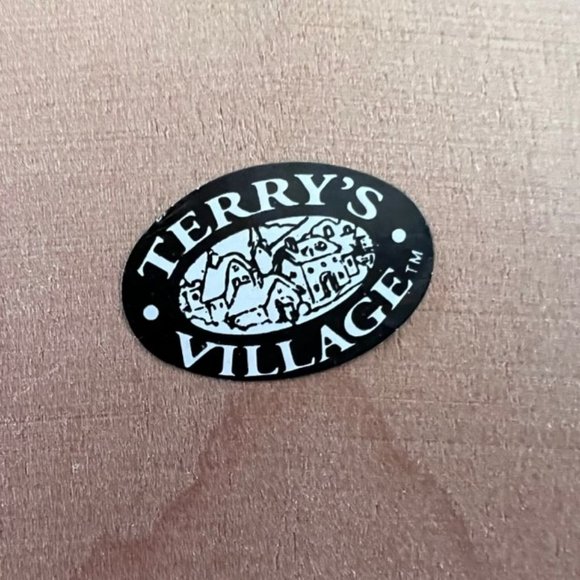 Vintage Terry's Village Wood Fold Out Triptych Snowman Winter Scene - Picture 4 of 9